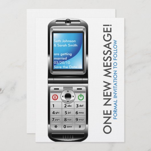 Save the Date (Voorkant / Achterkant)