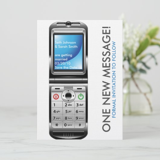 Save the Date (Staand voorkant)