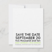 Save the Date (Voorkant)