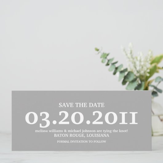 Save the Date (Staand voorkant)