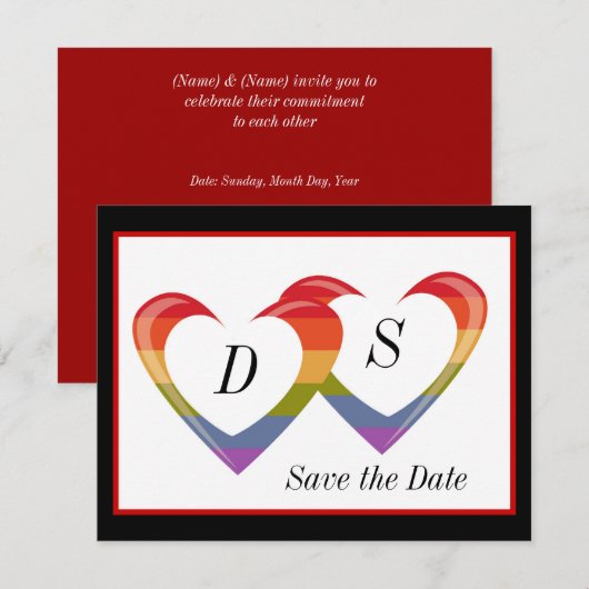 Save the date (Voorkant / Achterkant)