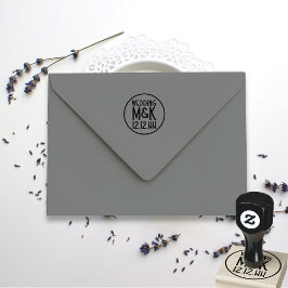 Save The Date 1920s Gatsby Bruiloft Rubber Stempel