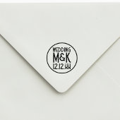 Save The Date 1920s Gatsby Bruiloft Rubber Stempel