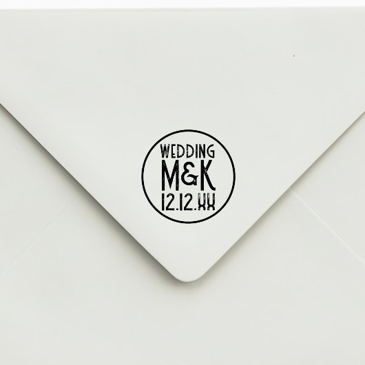 Save The Date 1920s Gatsby Bruiloft Rubber Stempel