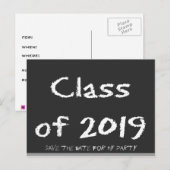 Save the date 2019 aankondigingskaart (Voorkant / Achterkant)