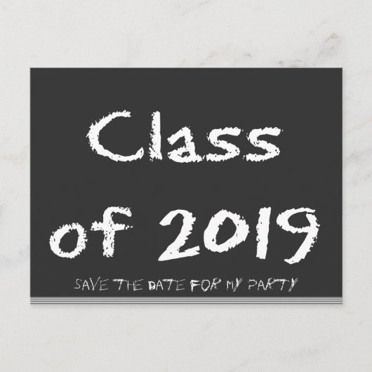 Save the date 2019 aankondigingskaart (Voorkant)