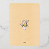 Save the Date 2026 Wedding Folie Uitnodiging (Achterkant)