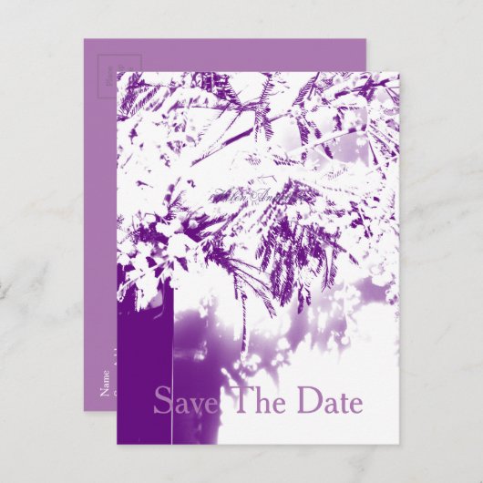 Save the Date 90th Birthday Bloemenboeket Aangepas Aankondigingskaart (Voorkant / Achterkant)