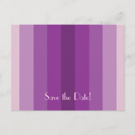 Save the Date 90th Birthday Party, Paarse strepen Aankondigingskaart