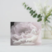 Save the Date 95th Birthday Party Petals Briefkaar Aankondigingskaart (Staand voorkant)