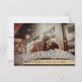 "Save the Date" Aangepaste foto trouwdatum Save The Date (Voorkant)