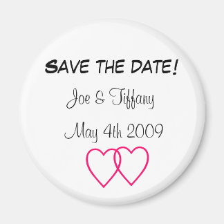 "Save the date" Aangepaste magneet