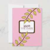 Save the Date Aankondigingen {Boho Chic} (Voorkant)