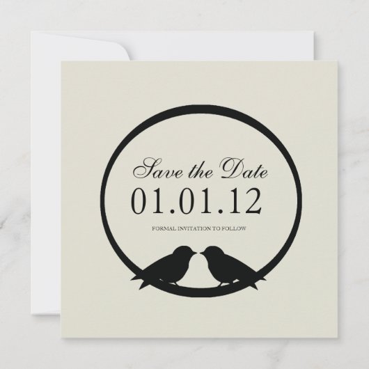 Save the Date-aankondigingen Kaart (Achterkant)