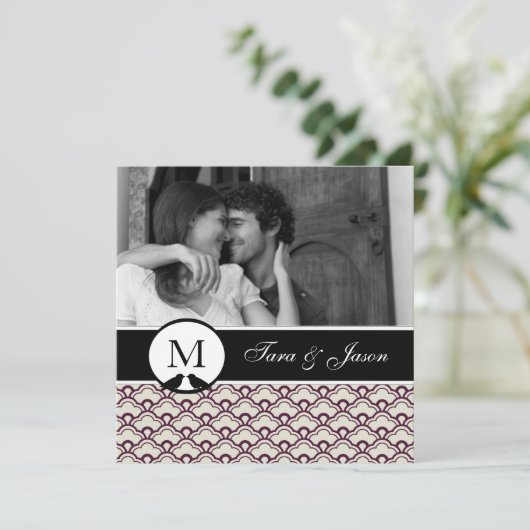 Save the Date-aankondigingen Save The Date (Staand voorkant)