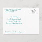 Save the date aankondigingskaart (Achterkant)