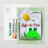 Save the date aankondigingskaart (Voorkant / Achterkant)