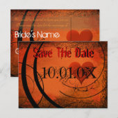 Save the date- aankondigingskaart (Voorkant / Achterkant)