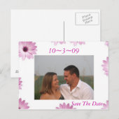 Save the date aankondigingskaart (Voorkant / Achterkant)