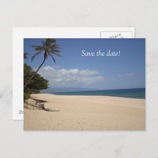 Save the date! aankondigingskaart (Voorkant / Achterkant)