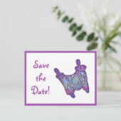 Save the Date Aankondigingskaart (Staand voorkant)