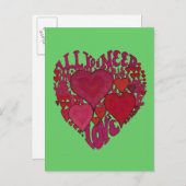 Save the date aankondigingskaart (Voorkant / Achterkant)