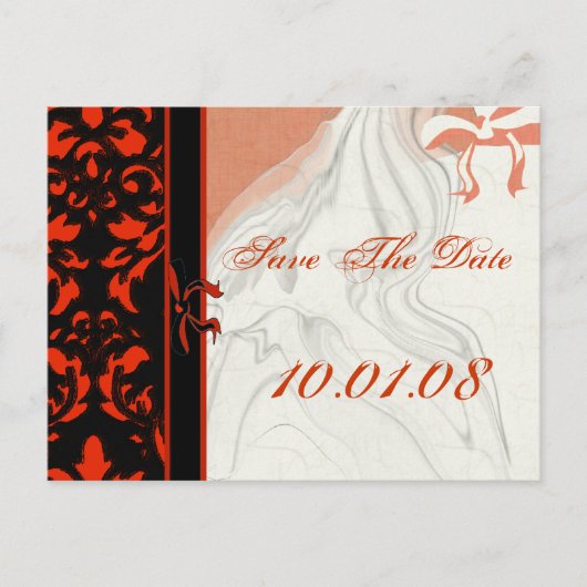 Save the date- aankondigingskaart (Voorkant)