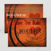 Save the date- aankondigingskaart (Voorkant / Achterkant)