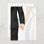 Save the date aankondigingskaart (Voorkant / Achterkant)