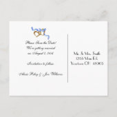 Save the date aankondigingskaart (Achterkant)