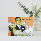 save the date aankondigingskaart (Staand voorkant)