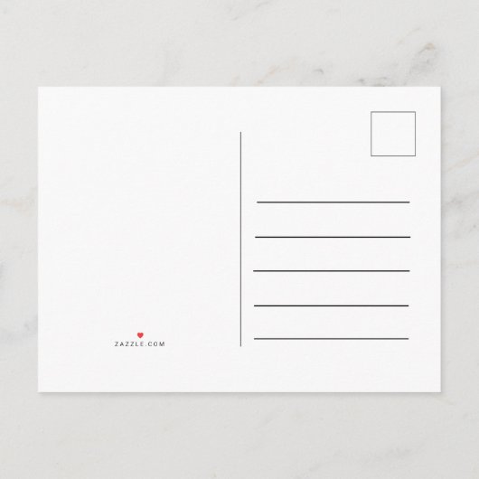 Save the date aankondigingskaart (Achterkant)