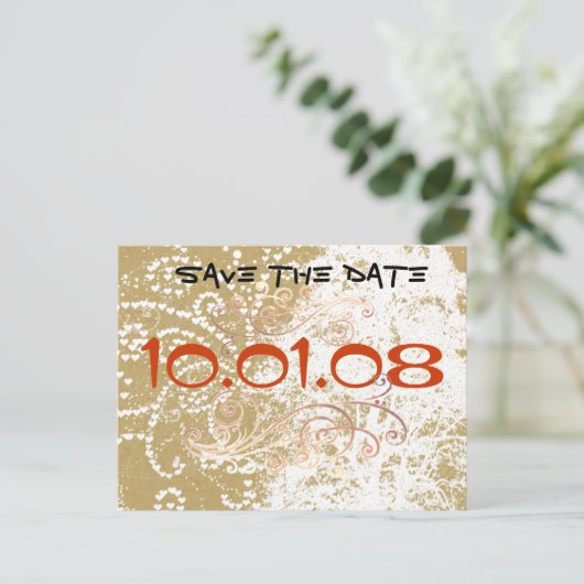 Save the date aankondigingskaart (Staand voorkant)