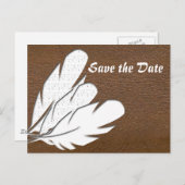 Save the date aankondigingskaart (Voorkant / Achterkant)