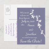 Save the date! aankondigingskaart (Voorkant / Achterkant)
