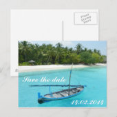 Save the date aankondigingskaart (Voorkant / Achterkant)