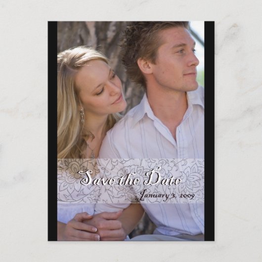 Save the date aankondigingskaart (Voorkant)