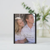 Save the date aankondigingskaart (Staand voorkant)