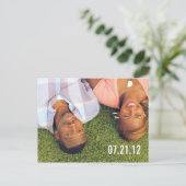 Save the date! aankondigingskaart (Staand voorkant)