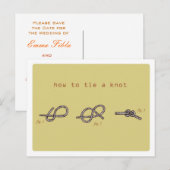 Save the date aankondigingskaart (Voorkant / Achterkant)