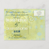 Save the date- aankondigingskaart (Achterkant)