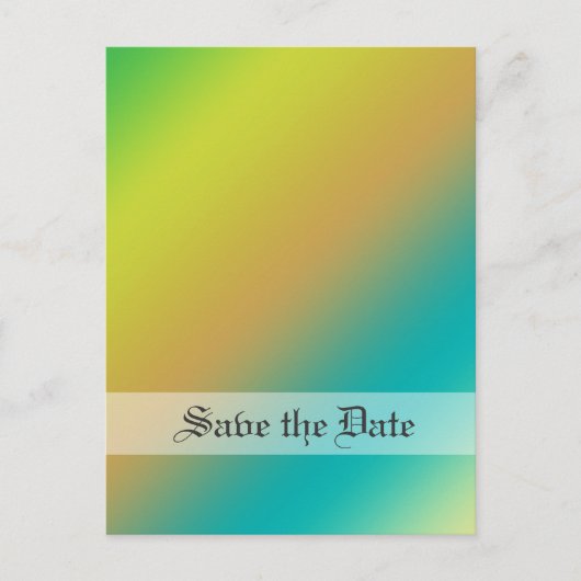 Save the date aankondigingskaart (Voorkant)
