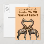 Save the date! aankondigingskaart (Voorkant / Achterkant)