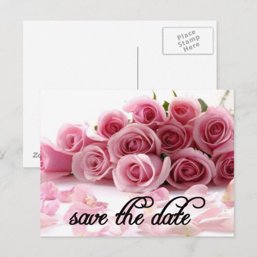 Save the date aankondigingskaart (Voorkant / Achterkant)