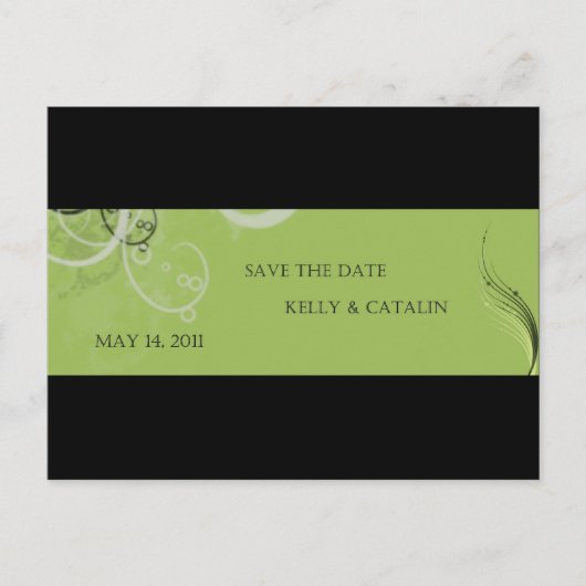 Save the date aankondigingskaart (Voorkant)