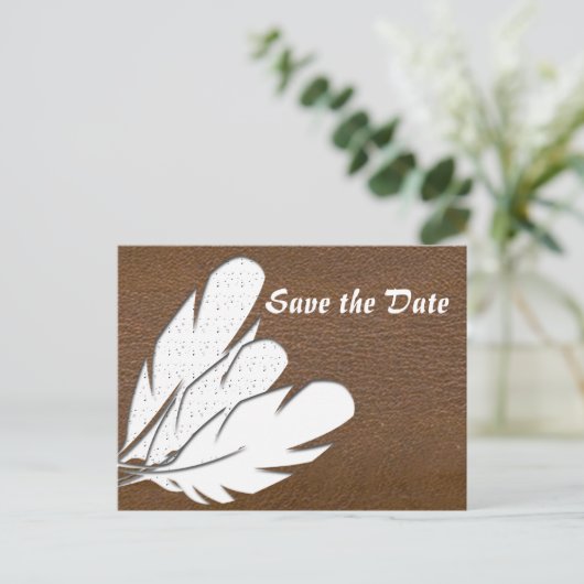 Save the date aankondigingskaart (Staand voorkant)