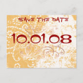 Save the date- aankondigingskaart (Voorkant)