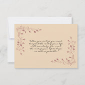 Save the date | Achtergrond Daisies Peaches_Cream (Achterkant)