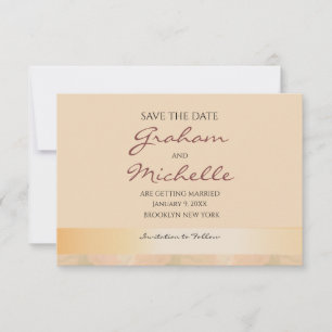 Save the date   Achtergrond Daisies Peaches_Cream