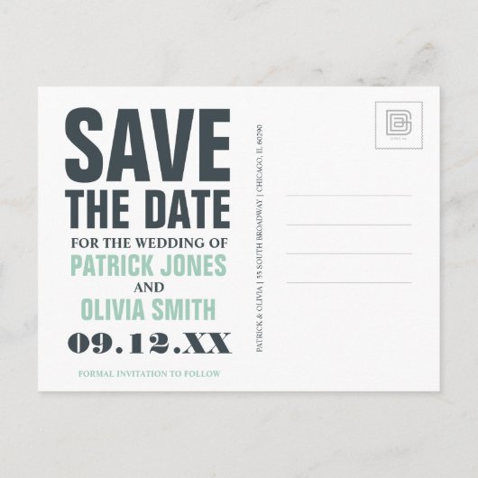 Save the date | Activiteiten in de omgeving van Ch Aankondigingskaart (Achterkant)